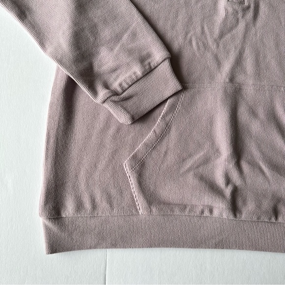 Marc New York Women Ribbed Knit Pullover Sweater Shirt 1/3 Zip Color Amethyst L - Picture 3 of 7